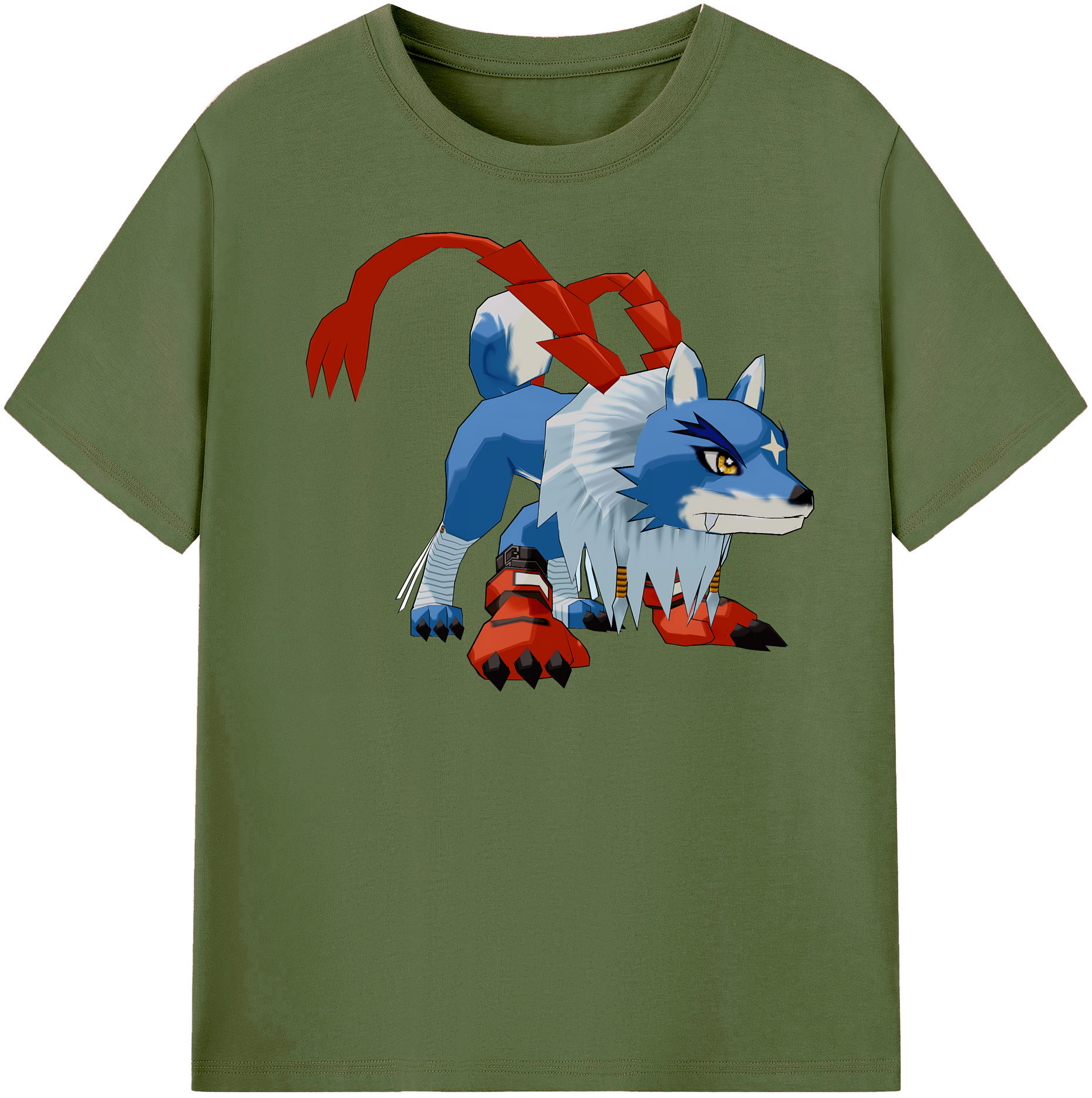 （画像用） Digimon デジタルモンスター/デジモン 綿100％半袖Tシャツ（フロントプリント）